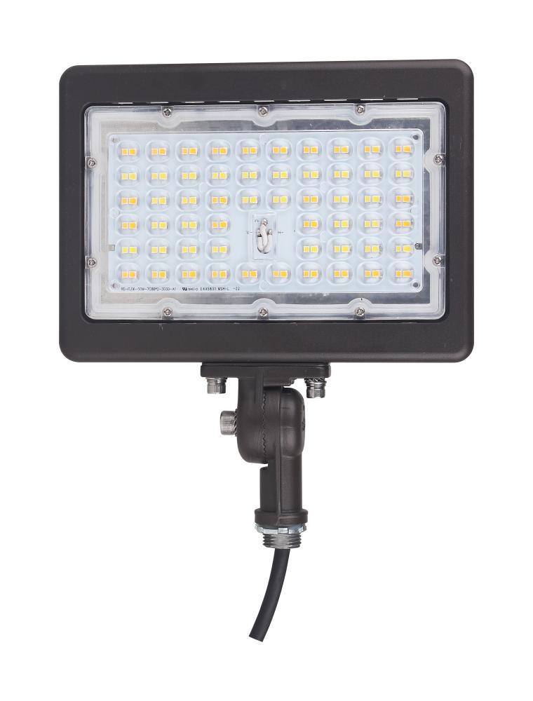 LED Flood Light; 90 Watt; 5000K; Bronze Finish