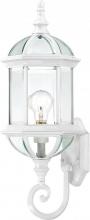 Nuvo 60/4971 - Boxwood - 1 Light 22" Wall Lantern with Clear Beveled Glass - White Finish