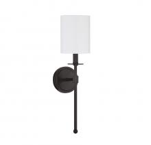 Savoy House Meridian M90057ORB - 1-Light Wall Sconce in Oil Rubbed Bronze