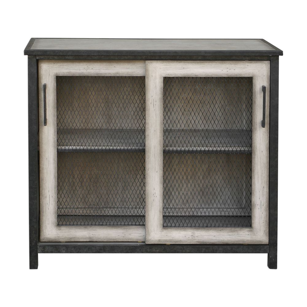 Uttermost Dylan Wire-Mesh Accent Cabinet