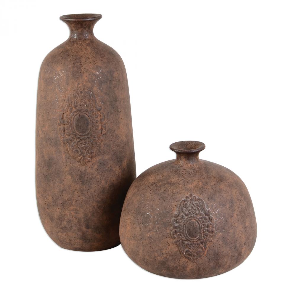 Uttermost Frederico Rustic Vases Set/2