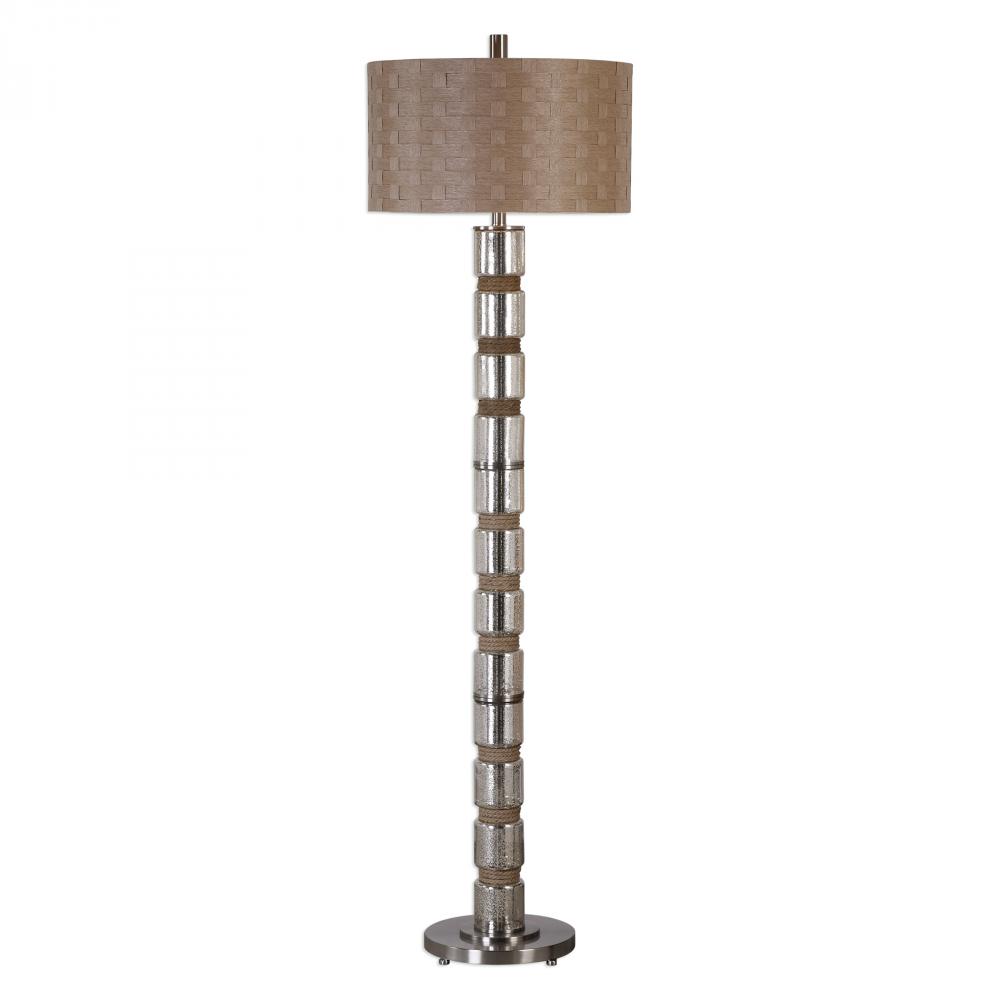 Uttermost Cerreto Mercury Glass Floor Lamp