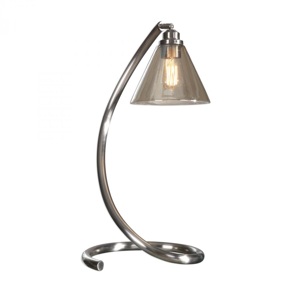 Uttermost Amitola Coiled Nickel Lamp