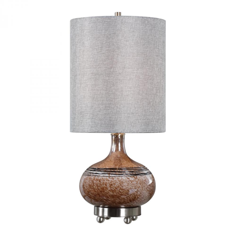 Uttermost Judsonia Rust Glass Accent Lamp