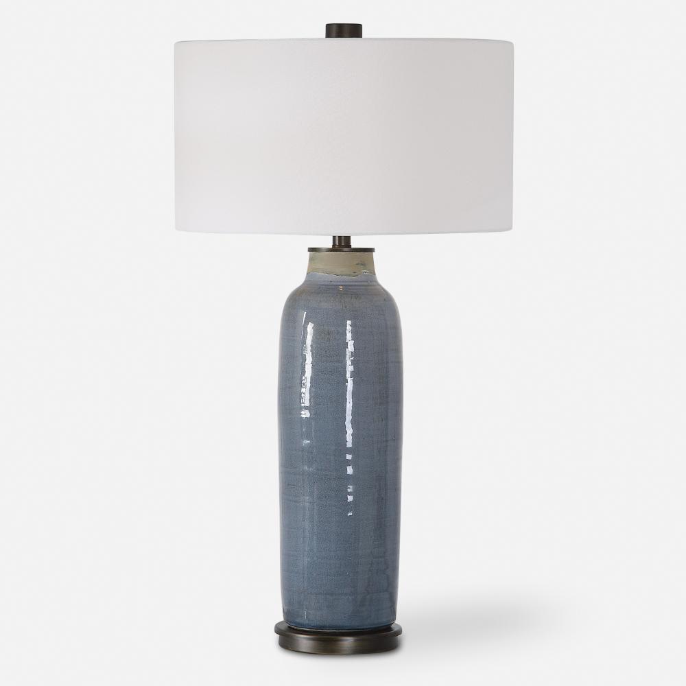 Uttermost Vicente Slate Blue Table Lamp