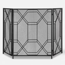 Uttermost 17982 - Uttermost Rosen Geometric Fireplace Screen