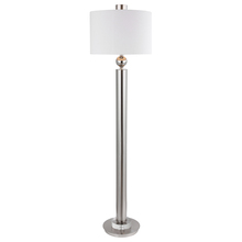 Uttermost 28345 - Uttermost Silverton Brushed Nickel Floor Lamp