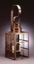Northeast Lantern 5151-AB-CIM-CLR - Can Top H-Bars Wall Antique Brass Medium Base Socket With Chimney Clear Glass