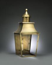 Northeast Lantern 5551-AB-CIM-CLR - Pagoda Wall Antique Brass Medium Base Socket With Chimney Clear Glass
