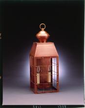 Northeast Lantern 8351-AB-CIM-CLR - H-Rod Wall Antique Brass Medium Base Socket With Chimney Clear Glass