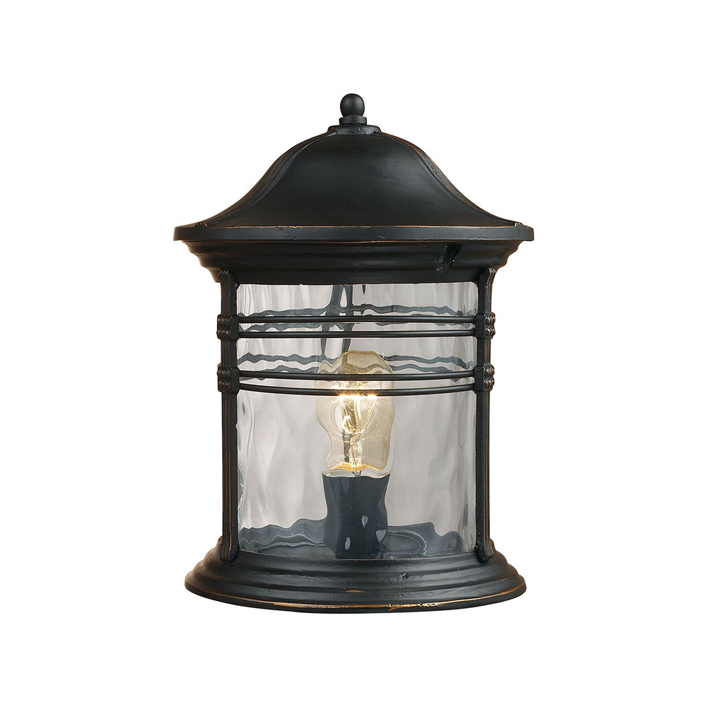 Madison 1-Light Outdoor Post Lantern in Matte Black