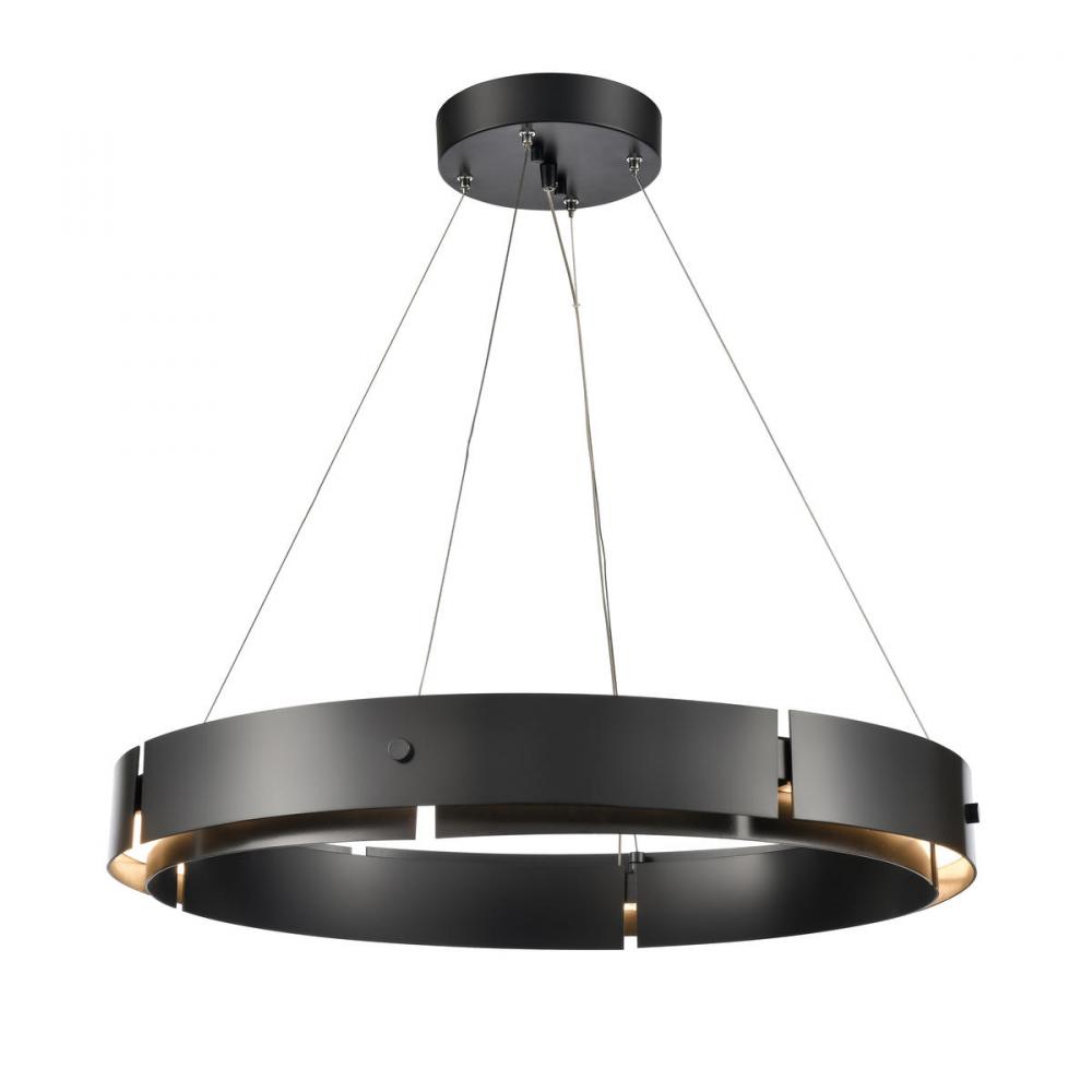 Fogelberg 26'' Wide LED Pendant - Matte Black