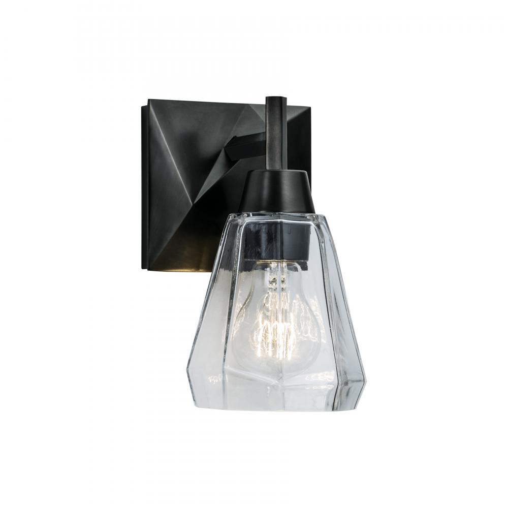 Arctic 8.5'' High 1-Light Sconce - Acid Dipped Black