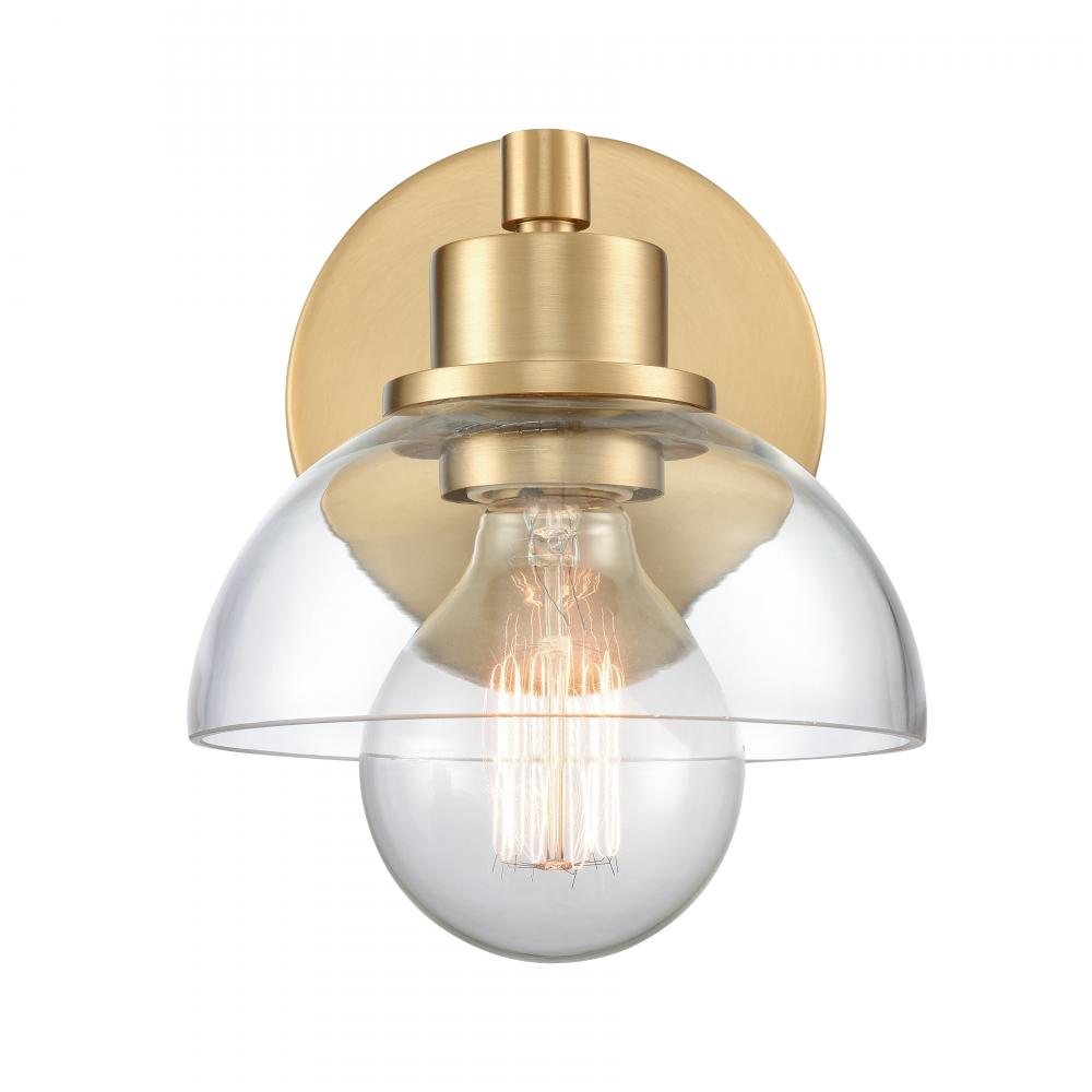 Julian 6'' Wide 1-Light Vanity Light - Brushed Gold