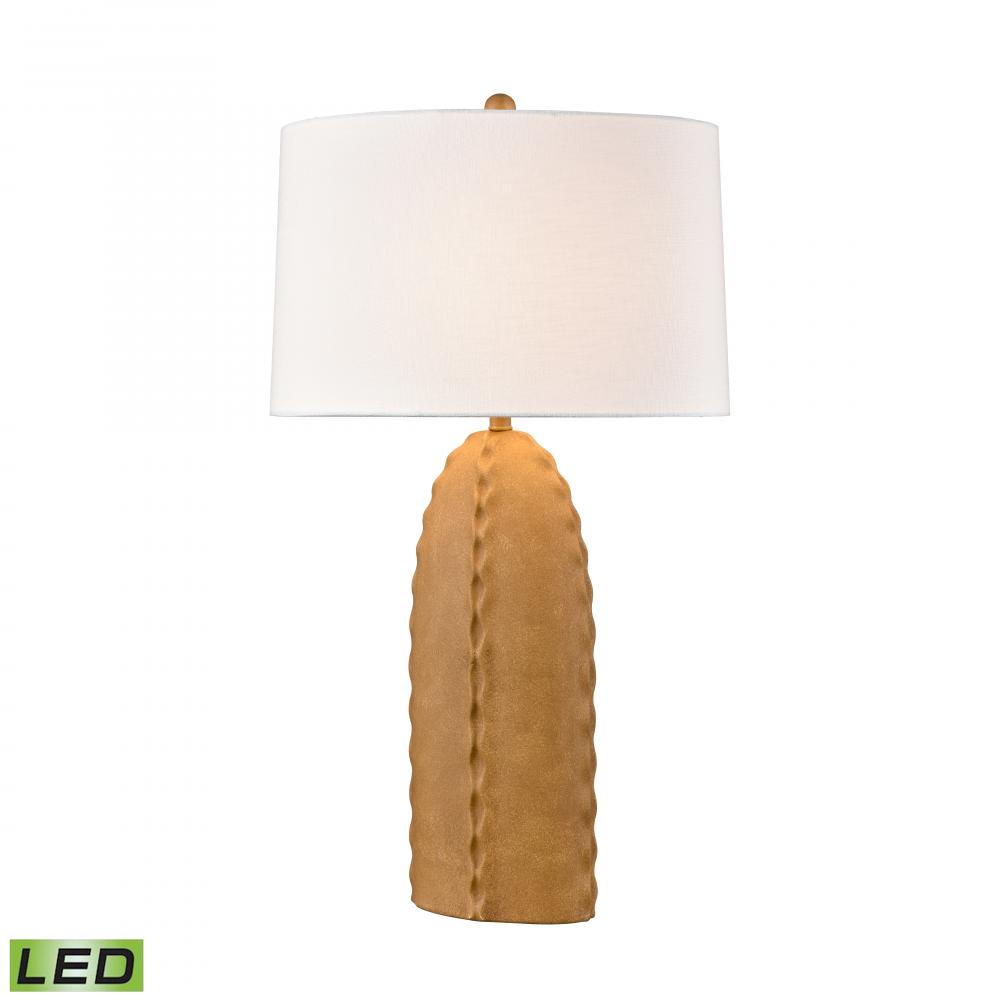 Alexa 33'' High 1-Light Table Lamp - Tan - Includes LED Bulb