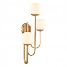 ELK Home 89673/3 - Caroline 28'' High 3-Light Left Sconce - Brushed Gold