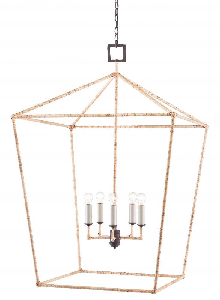 Denison Grande Rattan Lantern