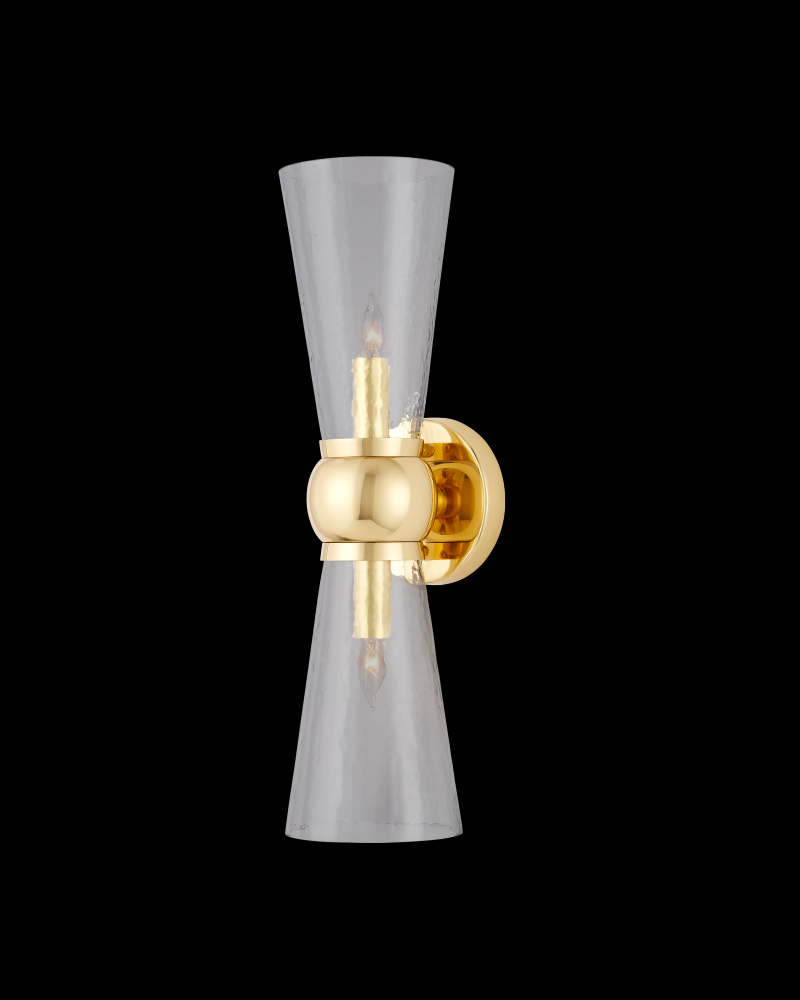 Byford Brass Bath Wall Sconce