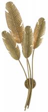 Currey 5000-0128 - Tropical Brass Multi-Leaf Wall